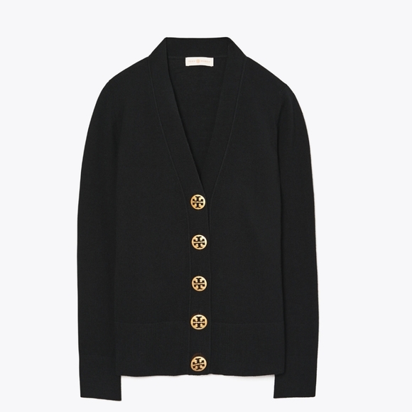 Tory Burch Sweaters - Tory Burch Simone Cardigan in Black 🆕️